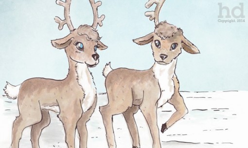 Santa’s New Reindeer book… comes to life!