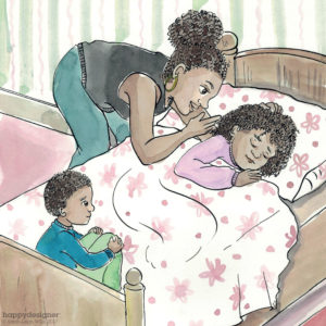 childrens illustration national parents day