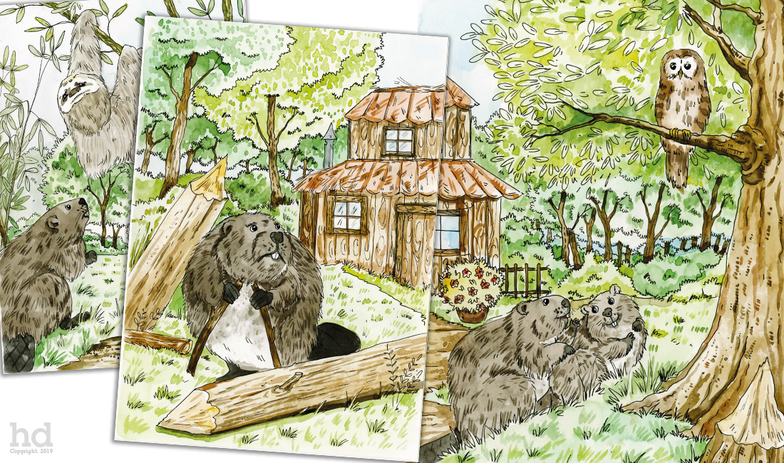 beaver-childrensbookillustration1